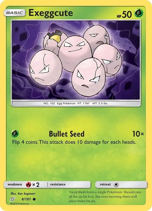 Exeggcute card art