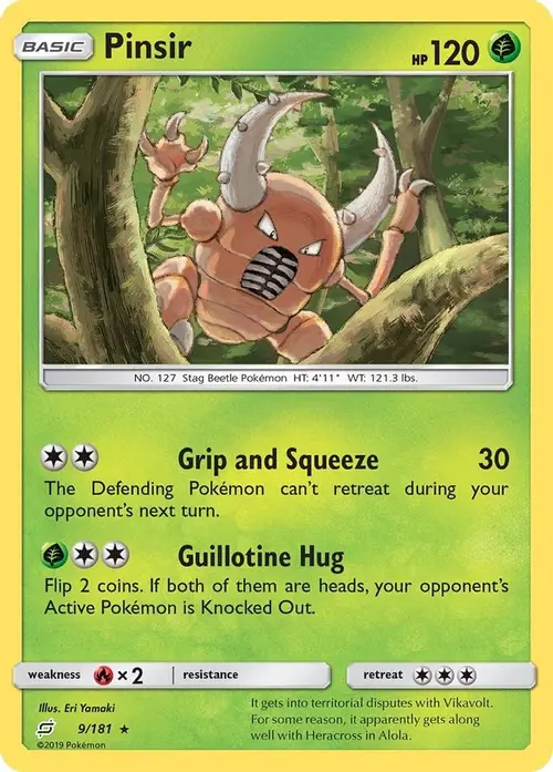 Pinsir card art