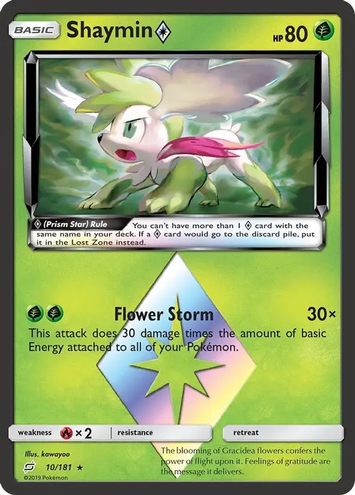 Shaymin Prism Star card art