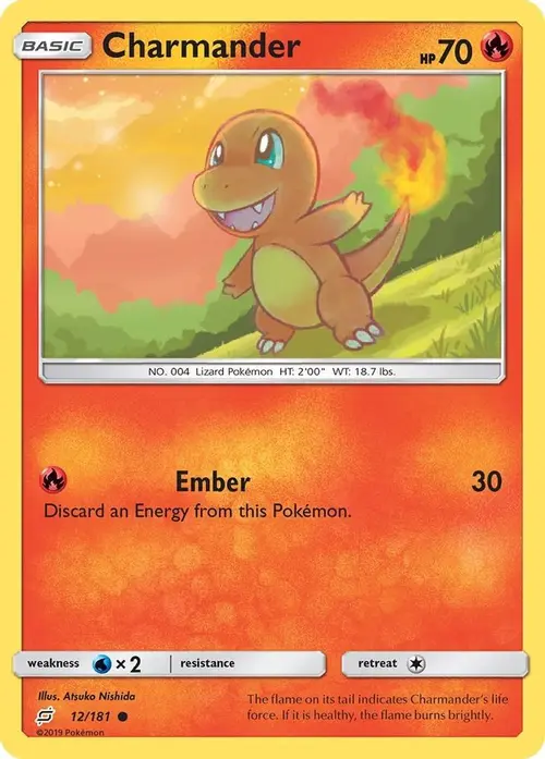 Charmander (12) card art