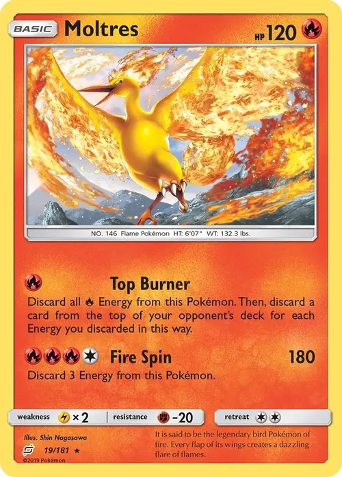 Moltres card art