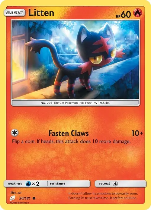 Litten card art