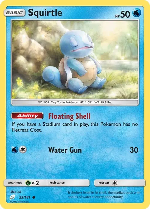 Squirtle (22) card art