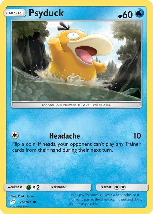 Psyduck card art