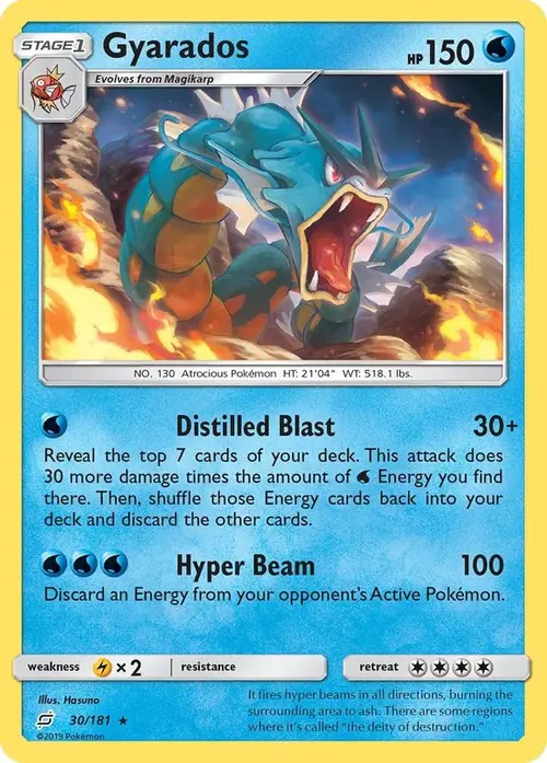 Gyarados card art