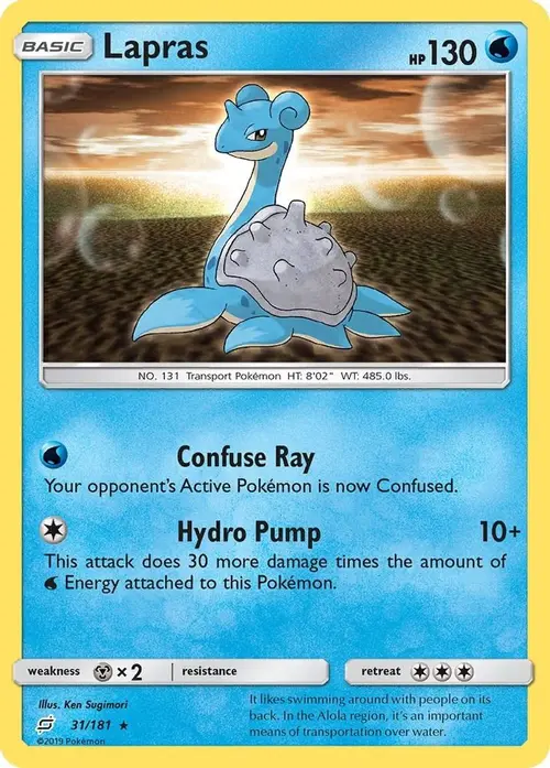Lapras card art