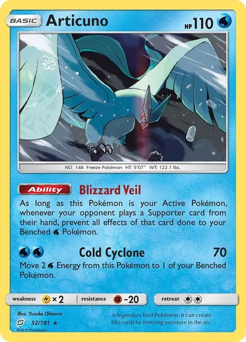Articuno card art
