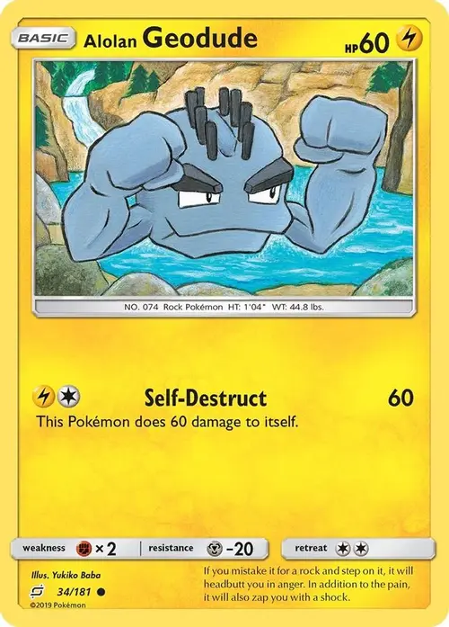 Alolan Geodude (34) card art