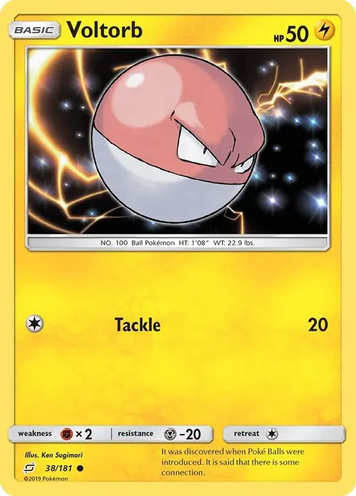 Voltorb card art