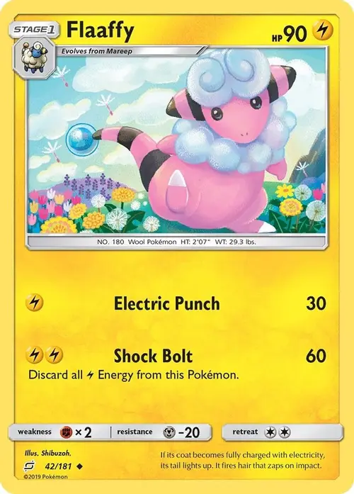 Flaaffy card art