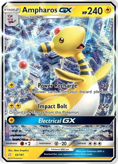 Ampharos GX card art