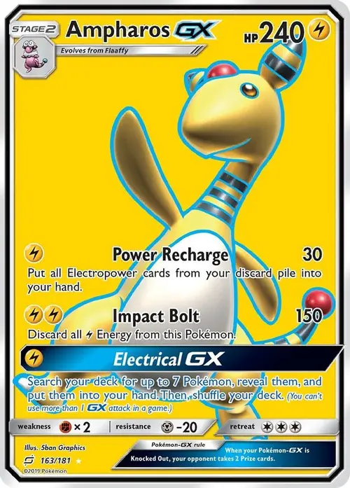 Ampharos GX (Full Art) card art