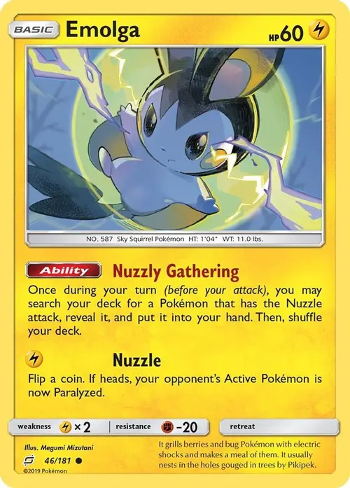 Emolga card art