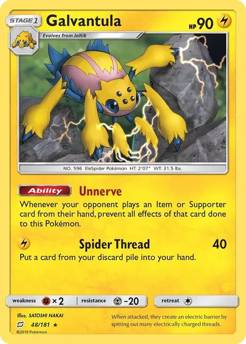 Galvantula card art