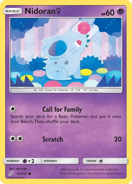 Nidoran F card art