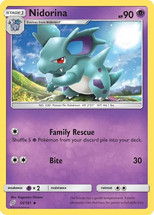 Nidorina card art
