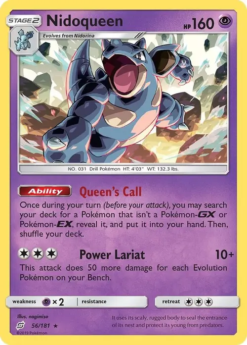 Nidoqueen card art