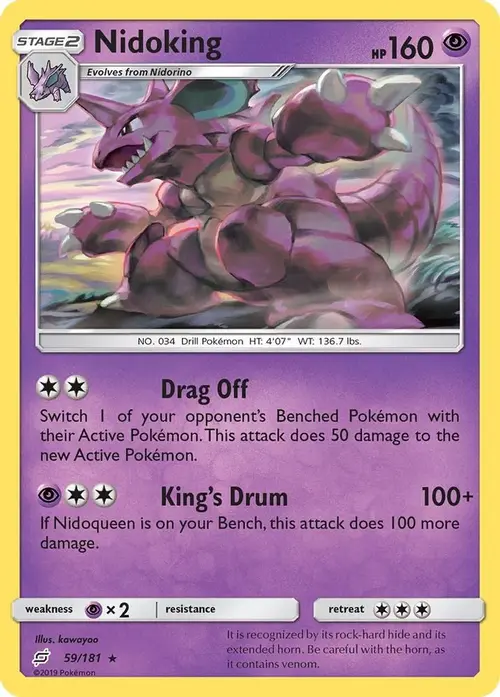 Nidoking card art