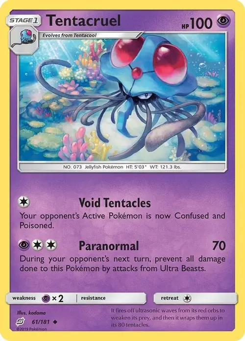 Tentacruel card art