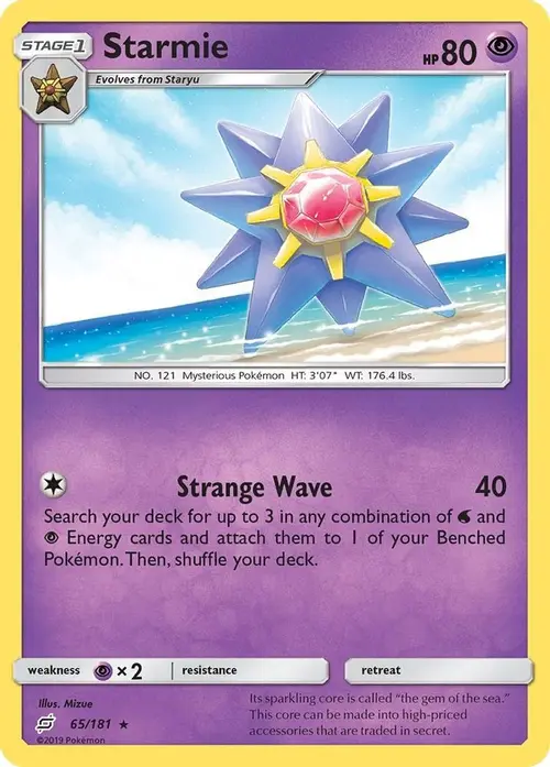 Starmie card art