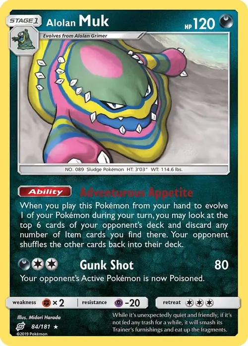Alolan Muk card art