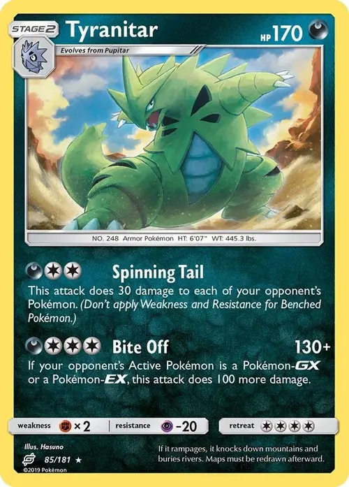Tyranitar card art