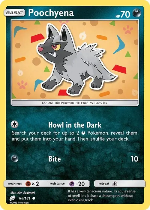 Poochyena card art