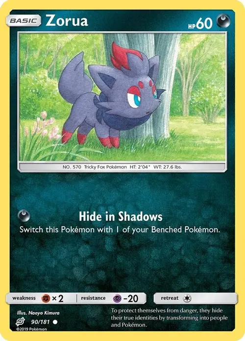 Zorua card art