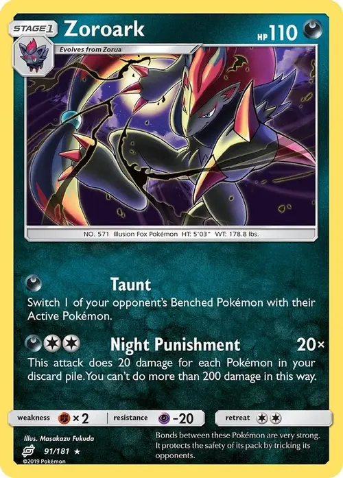 Zoroark card art