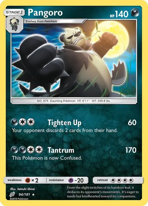 Pangoro card art