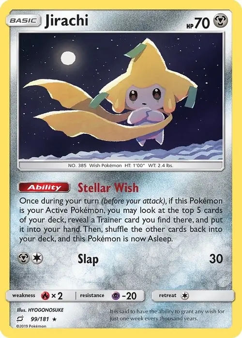 Jirachi card art