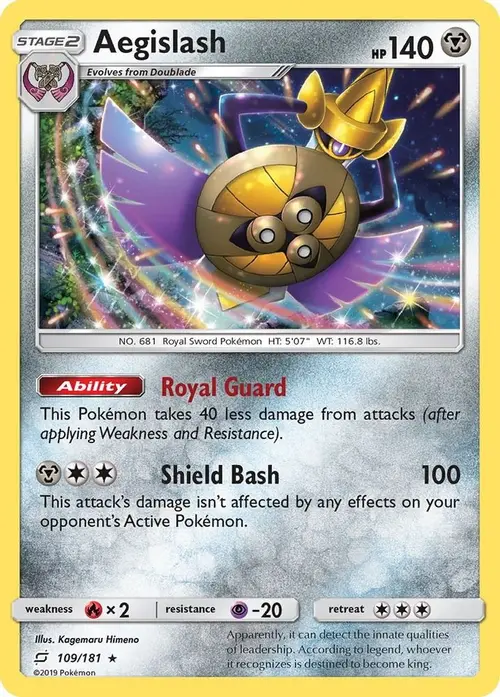 Aegislash card art