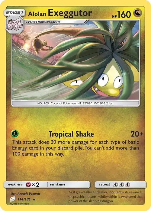 Alolan Exeggutor (114) card art