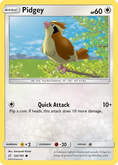 Pidgey (122) card art