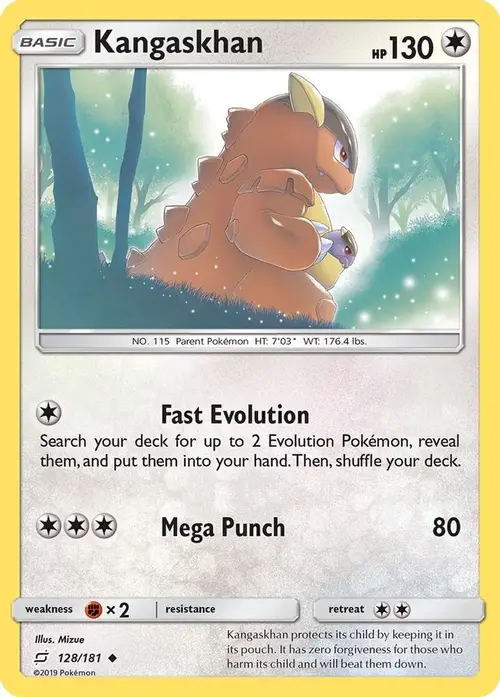 Kangaskhan card art