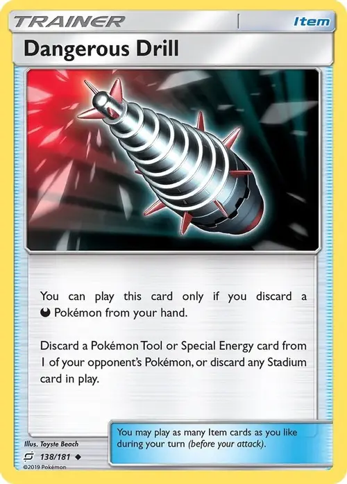 Dangerous Drill card art