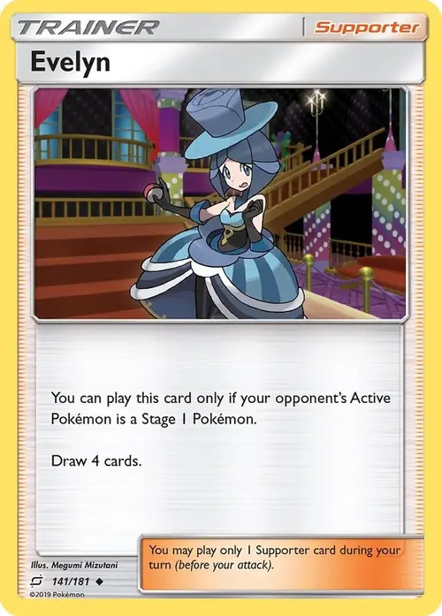 Evelyn card art