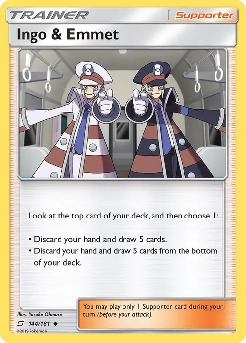 Ingo & Emmet card art