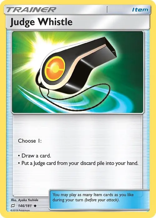 Judge Whistle card art
