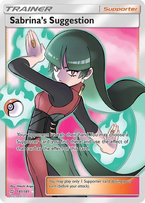 Sabrina's Suggestion (Full Art) card art