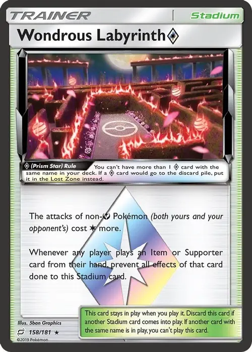 Wondrous Labyrinth Prism Star card art