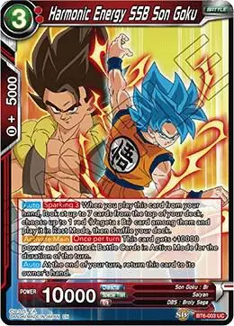 Harmonic Energy SSB Son Goku card art