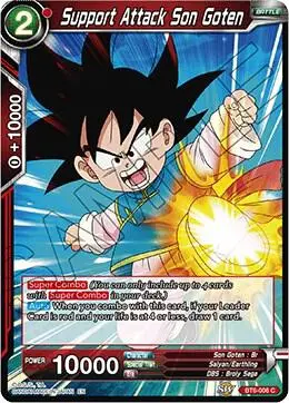 Support Attack Son Goten card art