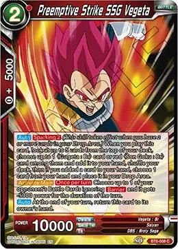 Preemptive Strike SSG Vegeta card art