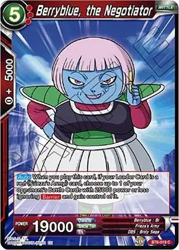 Berryblue, the Negotiator card art