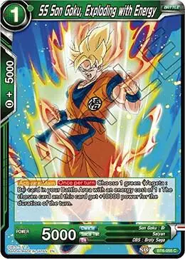 SS Son Goku, Exploding with Energy card art