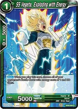 SS Vegeta, Exploding with Energy card art