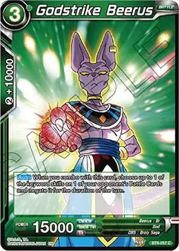 Godstrike Beerus card art