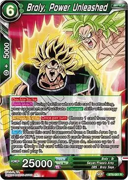 Broly, Power Unleashed card art