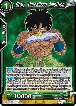 Broly, Unrealized Ambition card art